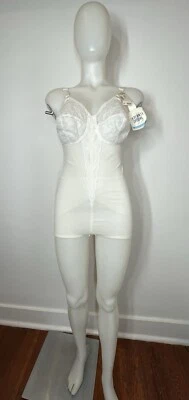 De Colección Todo en Uno Faja Body Encaje Sujetador Blanco 38 C Stock Muerto Foto 1 de 4