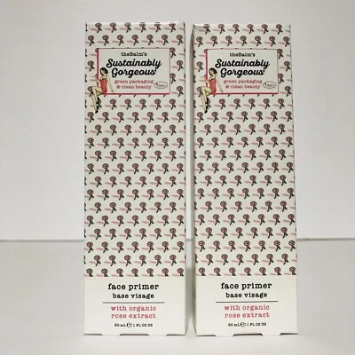 Lot Of 2-theBalm’s Sustainably Gorgeous Face Primer With Rose Extract 30ml - Image 1 of 4