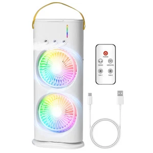 3 Speeds Air Cooler Humidifier Fan (Rechargeable) DE - Picture 1 of 12