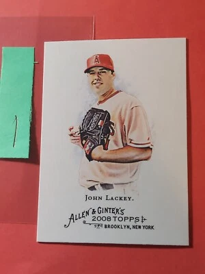2008 Topps Allen and Ginter #125 John Lackey, cd1 - Image 1 of 2
