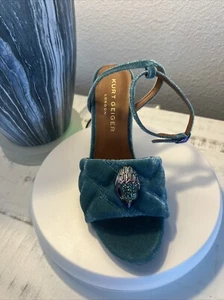 kurt geiger Velvet Strappy Shoes - Picture 1 of 7