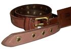 FRYE Brown Leather Belt  size Small 1" NWT