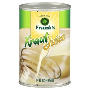 Frank's Kraut Juice 14 Fl Oz Pack of 6 All Natural High Quality Cabbage Juice - Picture 1 of 1