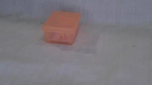 BARBIE ORANGE PLASTIC SHOEBOX SHOE BOX LOGO UPC BASICS MY SCENE STORE - Picture 1 of 3