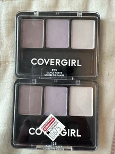 Lot Of 2 New CoverGirl Eye Enhancers  Eye Shadow Trio DANCE PARTY #125 (Purple) - Picture 1 of 2