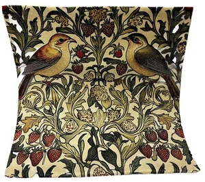William Morris Abstract Floral Bird Design Throw Pillow Cover Home Decor 18x18” - Picture 1 of 5