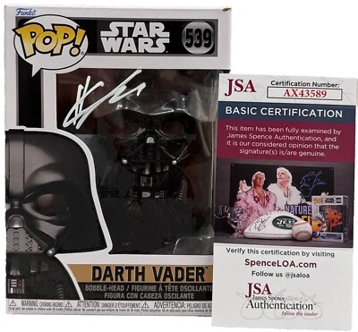 HAYDEN CHRISTENSEN SIGNED DARTH VADER OBI-WAN KENOBI FUNKO POP - JSA COA - Image 1 of 4