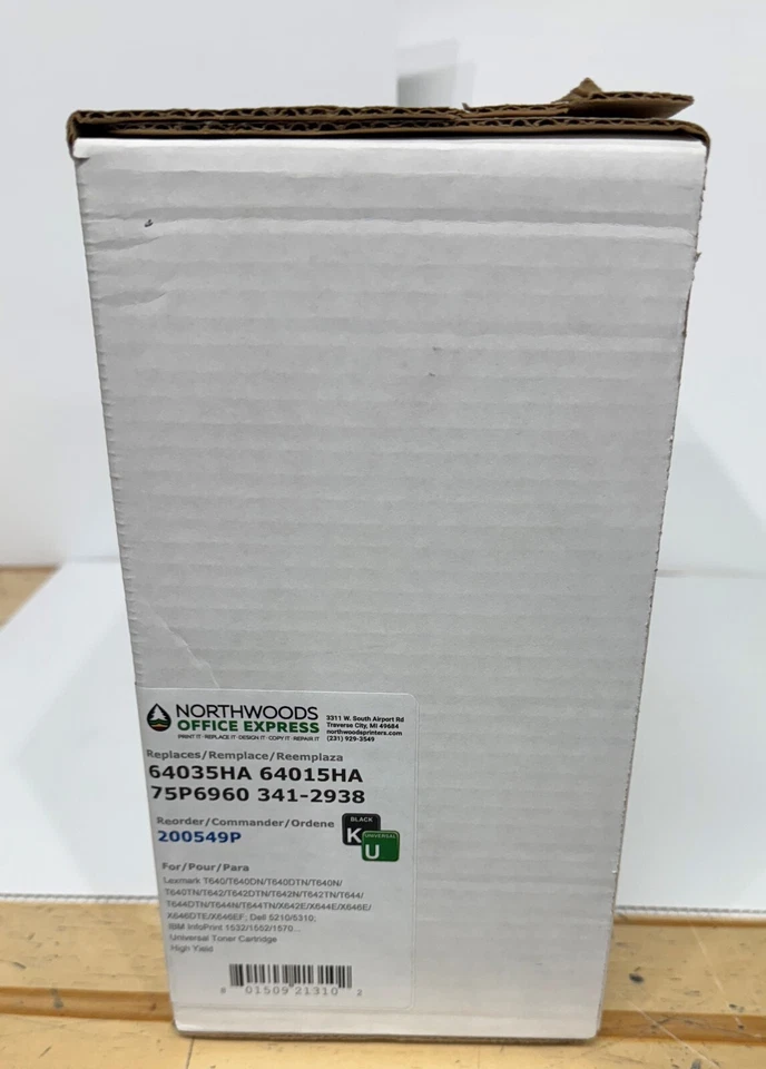 Repuesto de cartucho de tóner Clover para Lexmark T640/T642/T644/T646/X642/X644/646 Foto 1 de 1