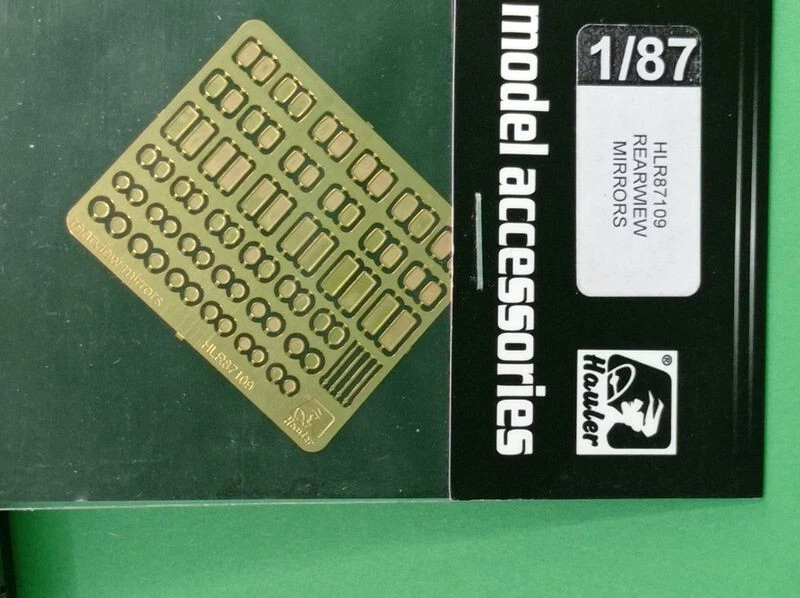 HLR 87109 Ätzteile versch. Rückspiegel für LKW-Modelle, 1:87, H0 Hauler