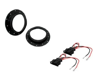 CT25VW16 165MM 6.5" FRONT DOOR SPEAKER ADAPTORS RINGS KIT FOR VW TOUAREG CADDY - Picture 1 of 1