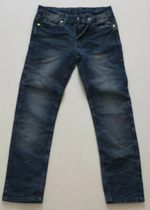 Y.F.K. Denim Jeans Size 140 9 - 10 Years. Top Adjustable Waist Blue - Picture 1 of 6