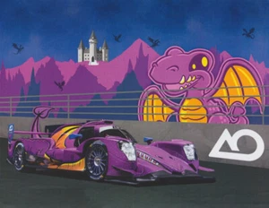 2024 AO Racing "Spike" Dragon Oreca LMP2 Rolex 24 IMSA WTSC Hero Card - Picture 1 of 2