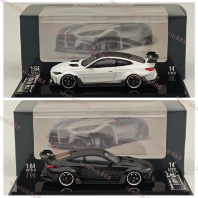 STREET WARRIOR 1:64 BMW M4 G82 Sports Diecast Models Car Limited Collection