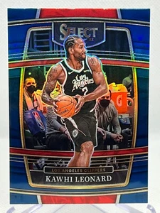 Kawhi Leonard 2021-22 Panini Select Basketball #20 Concourse BLUE PRIZM - Bild 1 von 2
