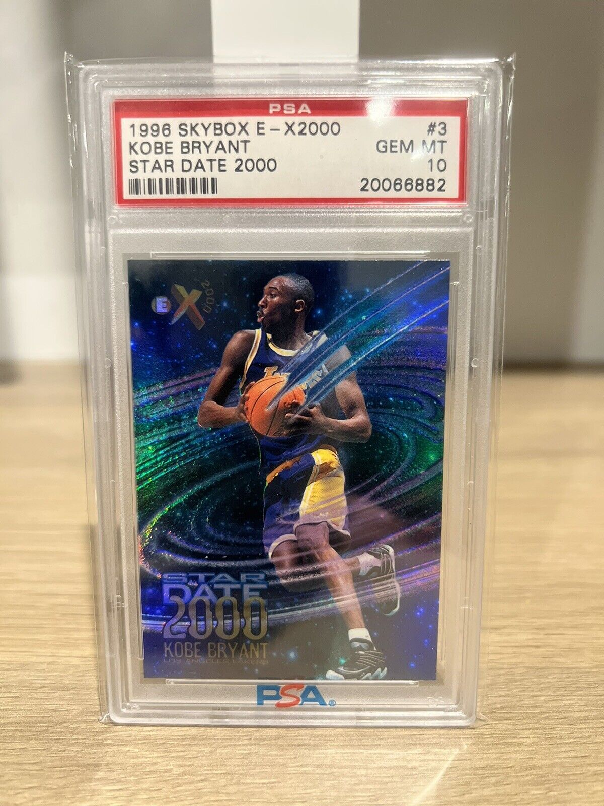 1996 SkyBox E-X2000 Star Date Kobe Bryant RC Rookie Lakers PSA 10 GEM MINT 🔥