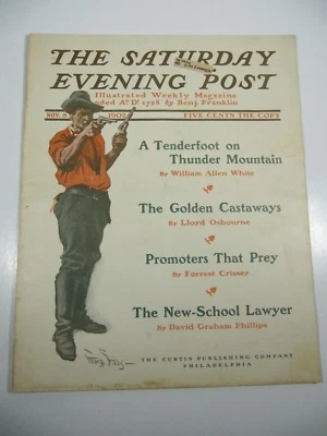 The Saturday Evening Post Magazine- November 8, 1902- George Gibbs Illustrated - Image 1 of 4