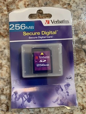 Brand New In Box Verbatim Secure Digital Card 256mb/SD card - Image 1 of 2