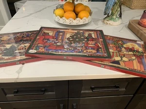 3 sets NEW Portmeirion Studio A CHRISTMAS STORY Susan Winget Placement 12 Total - Picture 1 of 13