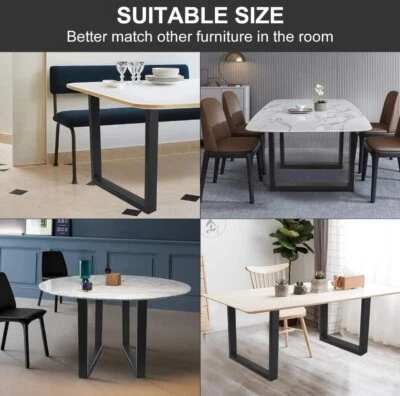 2 STCK. Industrie Metall Tischbeine Quadratische Essbank Coffee Schreibtisch Möbelständer - Bild 1 von 4