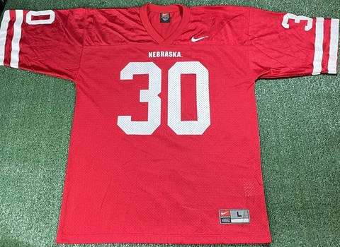 NCAA Nebraska Cornhuskers Football #30 Nike Jersey Size Large Cover