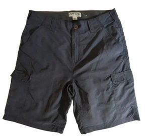 Orvis Foothill Men Lightweight 6 pocket Cargo Shorts 32 Blue Active Quik Dry, - Picture 1 of 11