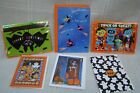 Lot A ~New  NOS Halloween Greeting Cards ~ Set of 6 ~ Adults, Kids Witches, Bats