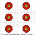 LANCASHIRE Red Rose of Lancaster Flaga Wielka Brytania Komórka Mini naklejka - naklejka x6