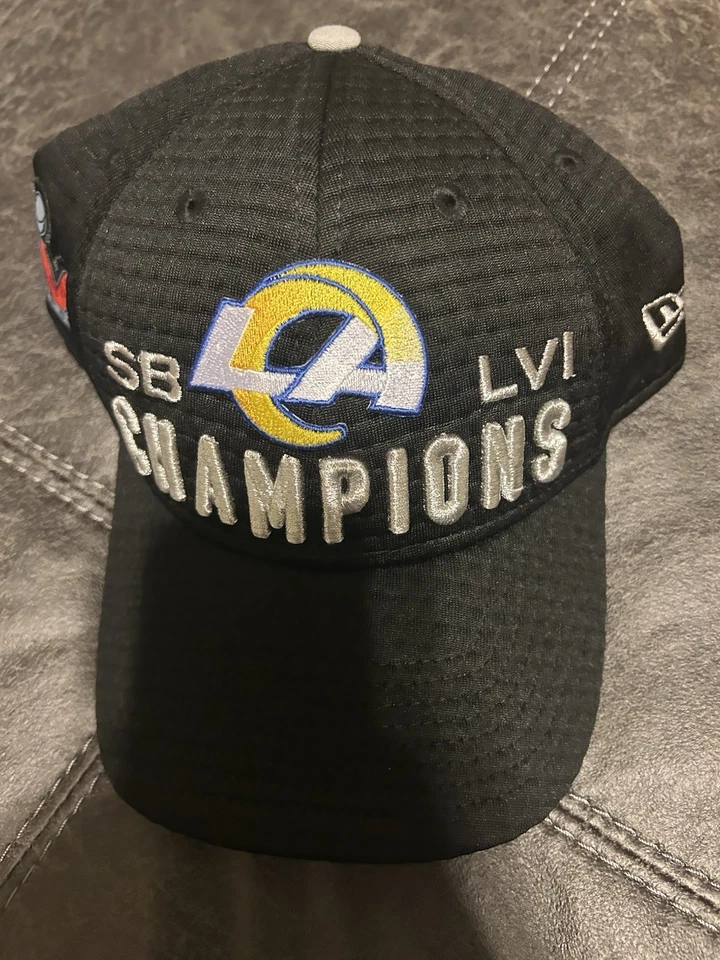 Gorra LA Rams New Era 9Forty Snapback Super Bowl LVI Champions Foto 1 de 4