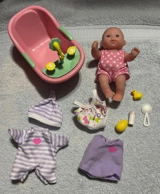 NEW Berenguer Doll Lots To Love Babies 5" Mini Nursery PlaySet In Tub NWOB - Image 1 of 3
