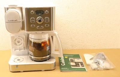 Cuisinart SS-16W Stainless Steel Coffee Center Combo Coffee Maker (White) - Image 1 of 4