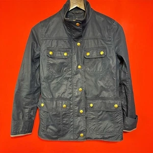 J. Crew Women's XS Blue Military Field Jacket - Picture 1 of 6