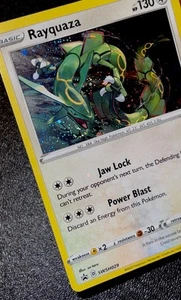 Rayquaza SWSH029 NM Holo Cool Mouth Swirl Foil Bleed Black Star Pokemon Promo! - Picture 1 of 4
