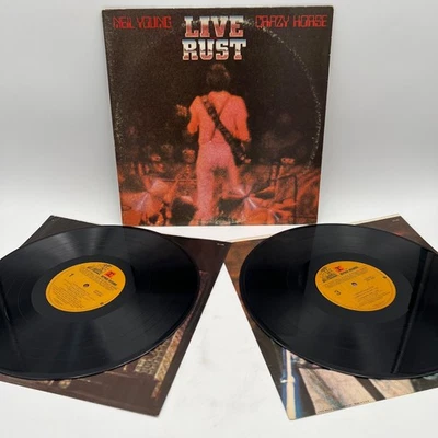 Neil Young Crazy Horse Live Rust 2xLP 1979 Reprise 2RX 2296 w/ Inners Nice Copy - Image 1 of 4