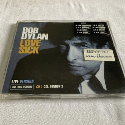 BOB DYLAN Love Sick Live Grammy Version 4 Song Import CD Single Foto 1 de 4