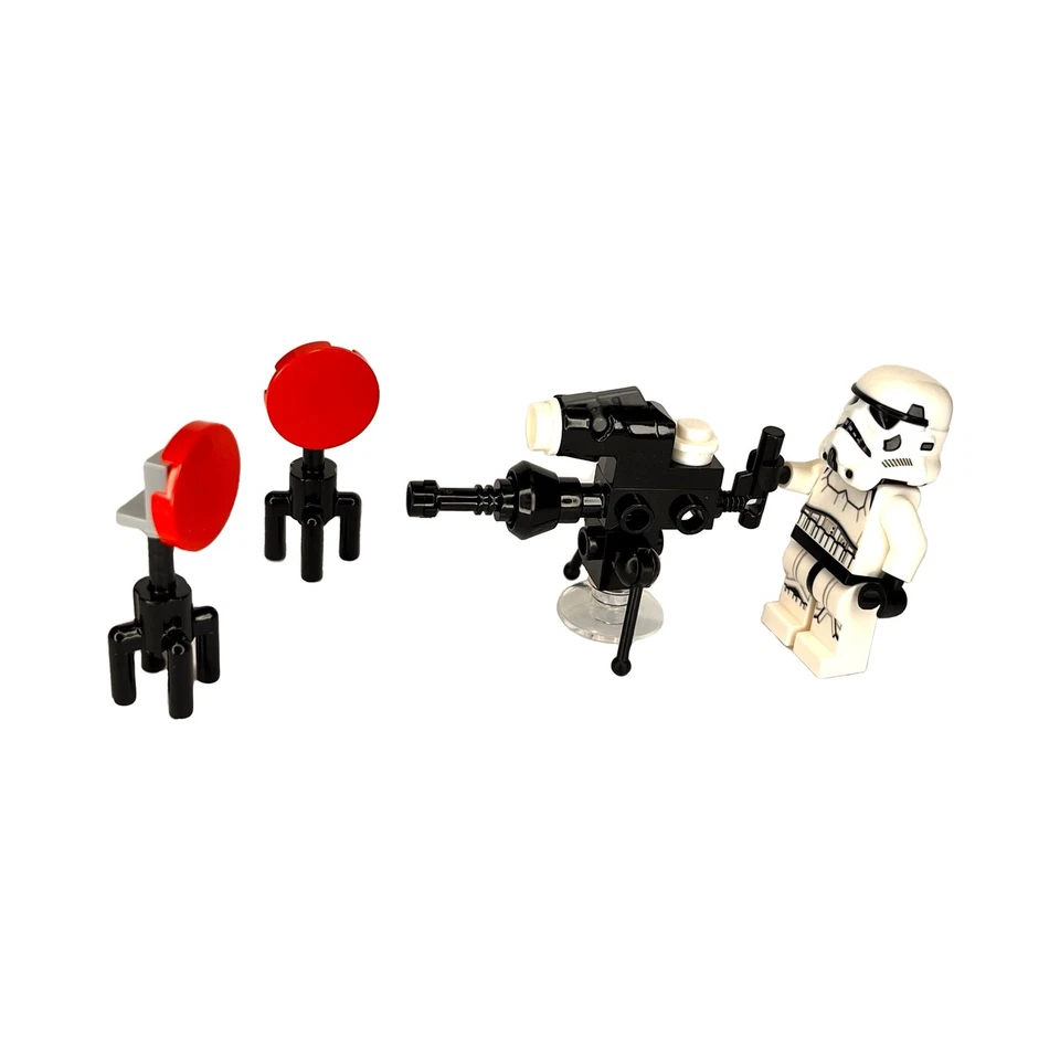 Lego Stormtrooper  Minifigure With Snow Blaster And Targets - Image 1 of 1