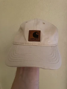 Gorra Carhartt con correa beige tostado ropa de trabajo ropa de calle lona ajustable para hombre - Imagen 1 de 6