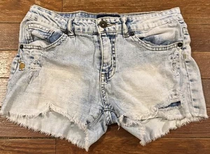 Lucky Brand Riley Jean Denim Shorts Cutoff Shorts Sz 14 - Picture 1 of 4