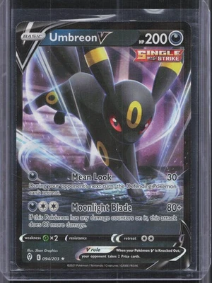 Umbreon V Ultra Rare SWSH07: Evolving Skies 094/203 NM - Image 1 of 2