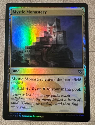 Foil Mystic Monastery KTK Artist Proof Signed by Florian de Gesincourt - Image 1 of 2