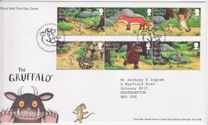 GB Stamps First Day Cover The Gruffalo, book, cartoon, owl, snake, fox SHS 2019 - Picture 1 of 1