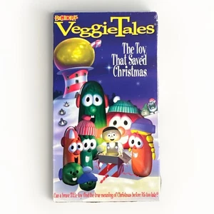 VeggieTales The Toy That Saved Christmas (VHS, 1993) Classic Vintage New SEALED - Picture 1 of 2