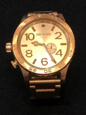 Reloj NIXON THE 51-30 Oro Sinfonía 300M Acero Inoxidable Foto 1 de 4