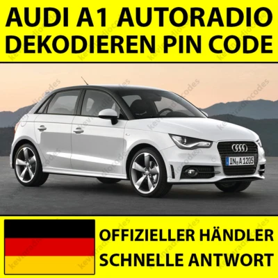 ✅AUDI A1 RADIO DEKODIEREN PIN CODE NAVIGATION RNS-E CHORUS MULTIMEDIA NAVI✅ - Bild 1 von 4