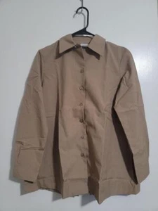 DSCP Marine Men's Poly/Wool Khaki LS Shirt 8410015146622 Size: (Small) #77z - Picture 1 of 3