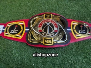 Washington Wizard  WWE Legacy NBA Championship  Title Belt Adults Size 2MM Brass - Picture 1 of 5