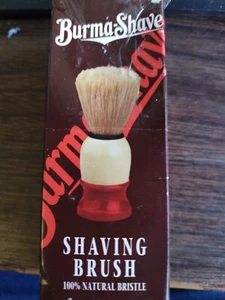 Neu im Karton Burma-Rasierpinsel 100 % Naturborsten wasserabweisender Griff NEU - Bild 1 von 1