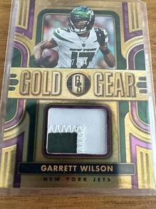 2023 Panini Gold standard Gold Gear #GG-GW /24 Garrett Wilson NY Jets