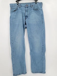 Wrangler Jeans Herren Erwachsene Größe 36 Denim Herren blau leicht Arbeit Baumwolle Reißverschluss - Bild 1 von 6