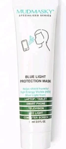 Mudmasky Blue Light Protection Mask New Full Size 60ml 2oz Face Mask Antioxidant - Picture 1 of 7