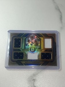 2023 Panini Gold Standard Fottball Micah Parsons Mother Lode /299 5-Patch